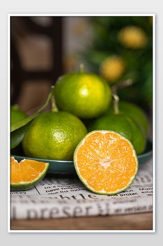 新鲜清新水果美食橘子摄影图片